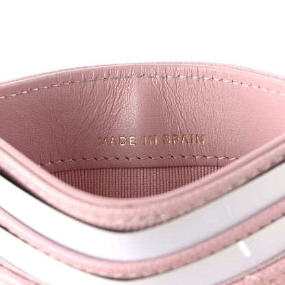 Chanel Caviar Quilted Studded CC Card Holder Light Pink 7 of 10