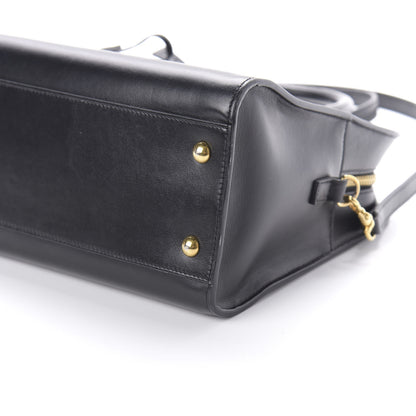 Saint Laurent Smooth Calfskin Small Monogram Cabas Black 7 of 9