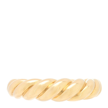 David Yurman 18K Yellow Gold Sculpted Cable Ring 54 7 1 of 5