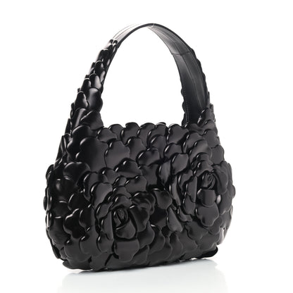 Valentino Garavani Nappa Atelier 03 Rose Edition Small Hobo Black 2 of 7