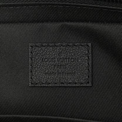 Louis Vuitton Calfskin Monogram Shadow Trio Messenger Black 6 of 10