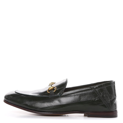 Gucci Eel Mens Horsebit Loafers 5 Verde 1 of 11