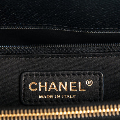 Chanel Caviar Quilted Grand Shopping Tote GST Black 6 of 7