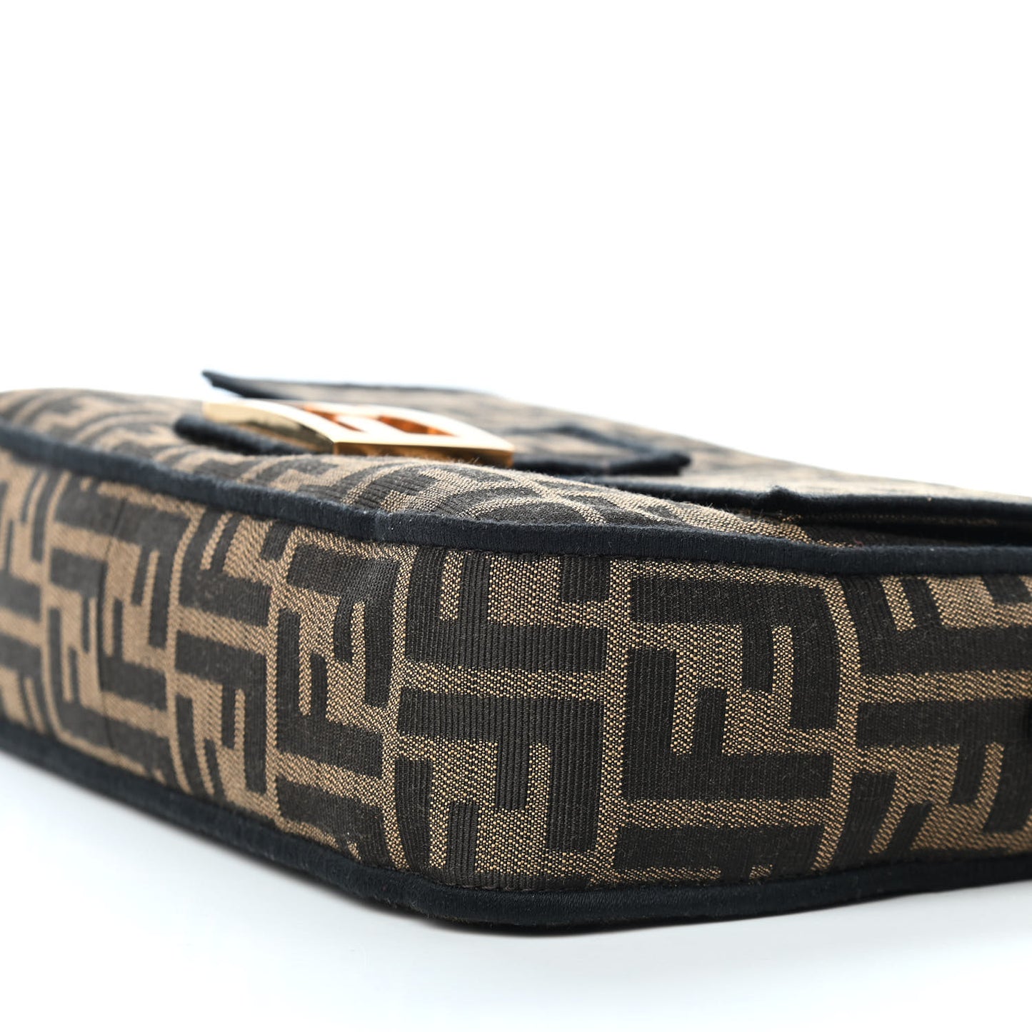 Fabric Jacquard FF 1974 Medium Baguette Tobacco Moro Black