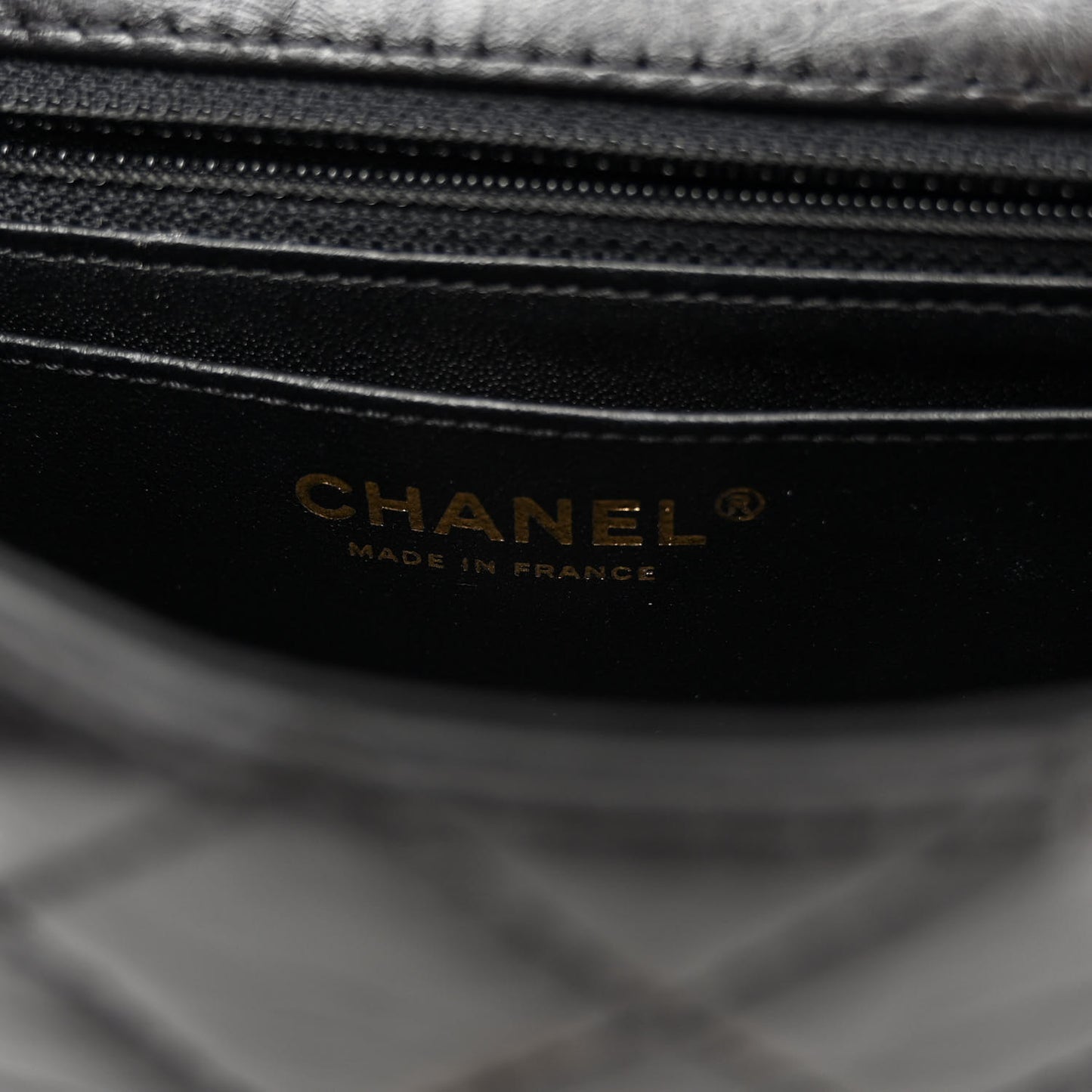 Aged Calfskin Quilted 2.55 Reissue Mini Flap Black