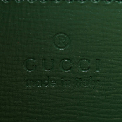 Gucci Azalea Calfskin Web Monochrome Mini Horsebit 1955 Chain Shoulder Bag Emerald 6 of 17