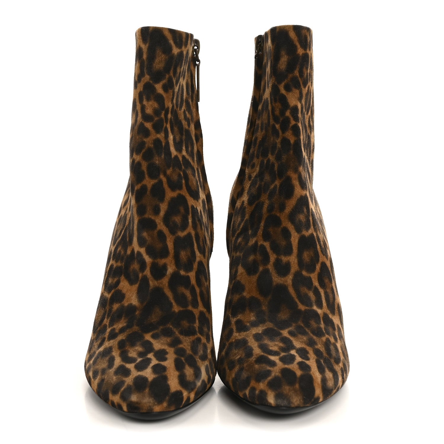 Saint Laurent Suede Lou 75 Ankle Boots 40 Leopard 3 of 9