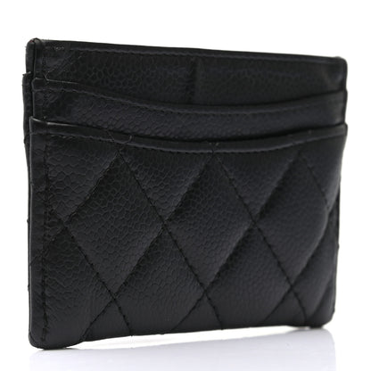 Chanel Caviar Quilted Card Holder Black 3 of 10