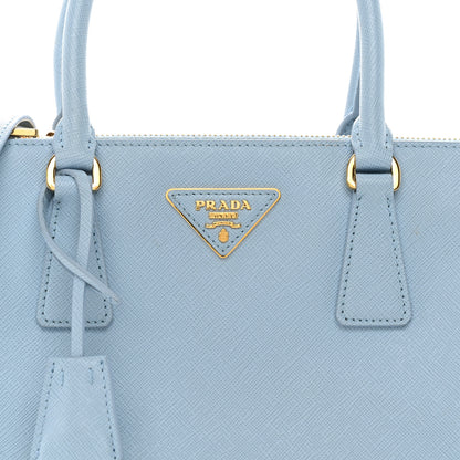Prada Saffiano Small Galleria Double Zip Tote Astrale 11 of 13
