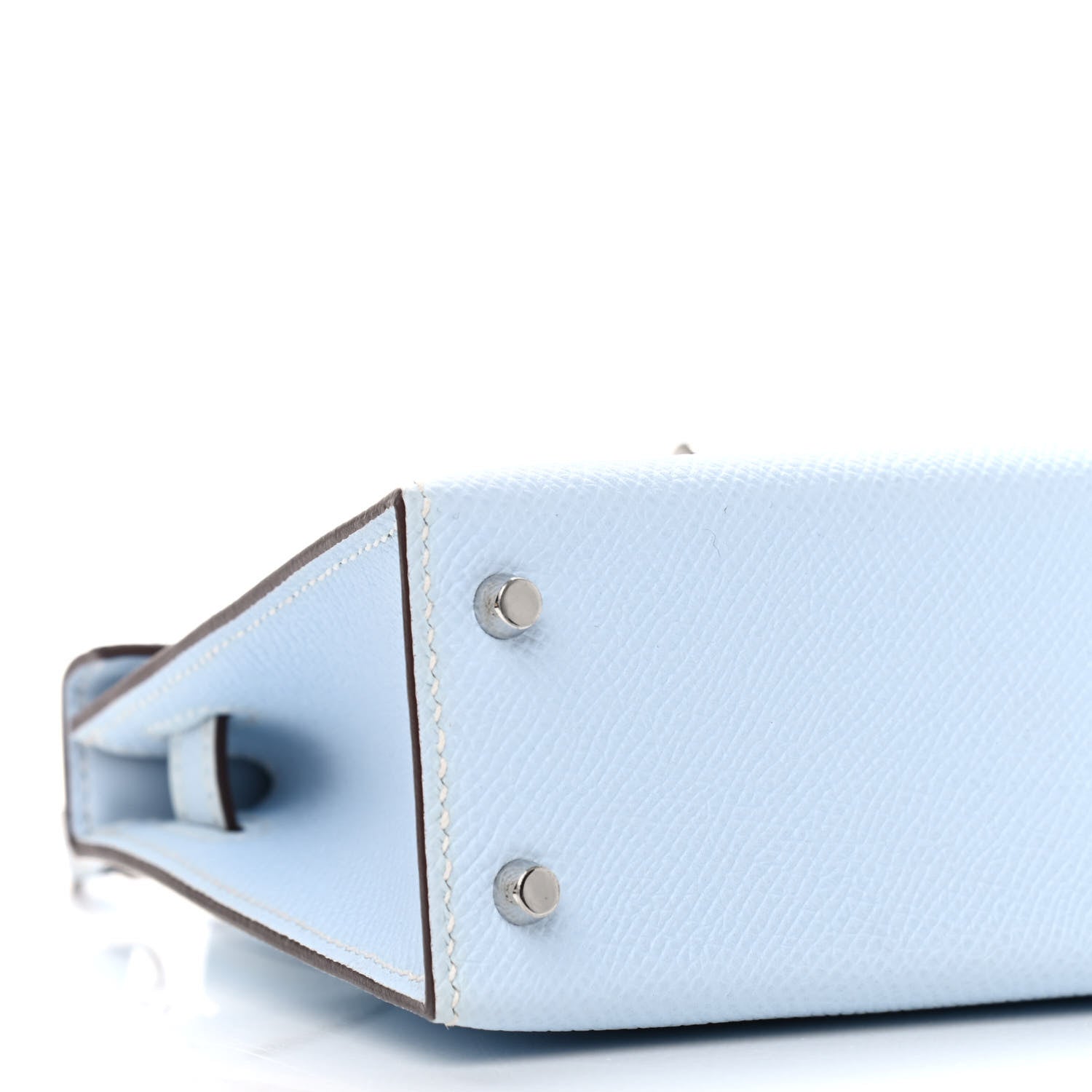Hermes Epsom Mini Kelly Sellier 20 Bleu Brume 9 of 10