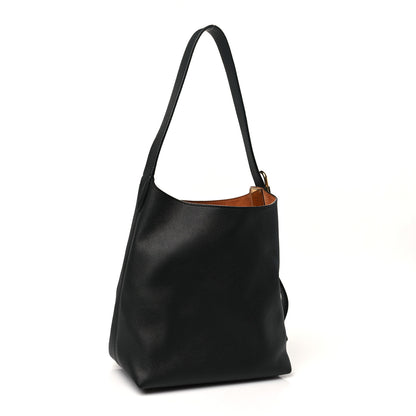 Louis Vuitton Grained Calfskin Low Key Hobo PM Black 3 of 10