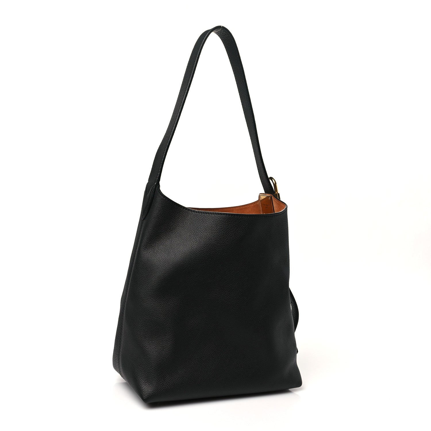 Louis Vuitton Grained Calfskin Low Key Hobo PM Black 3 of 10