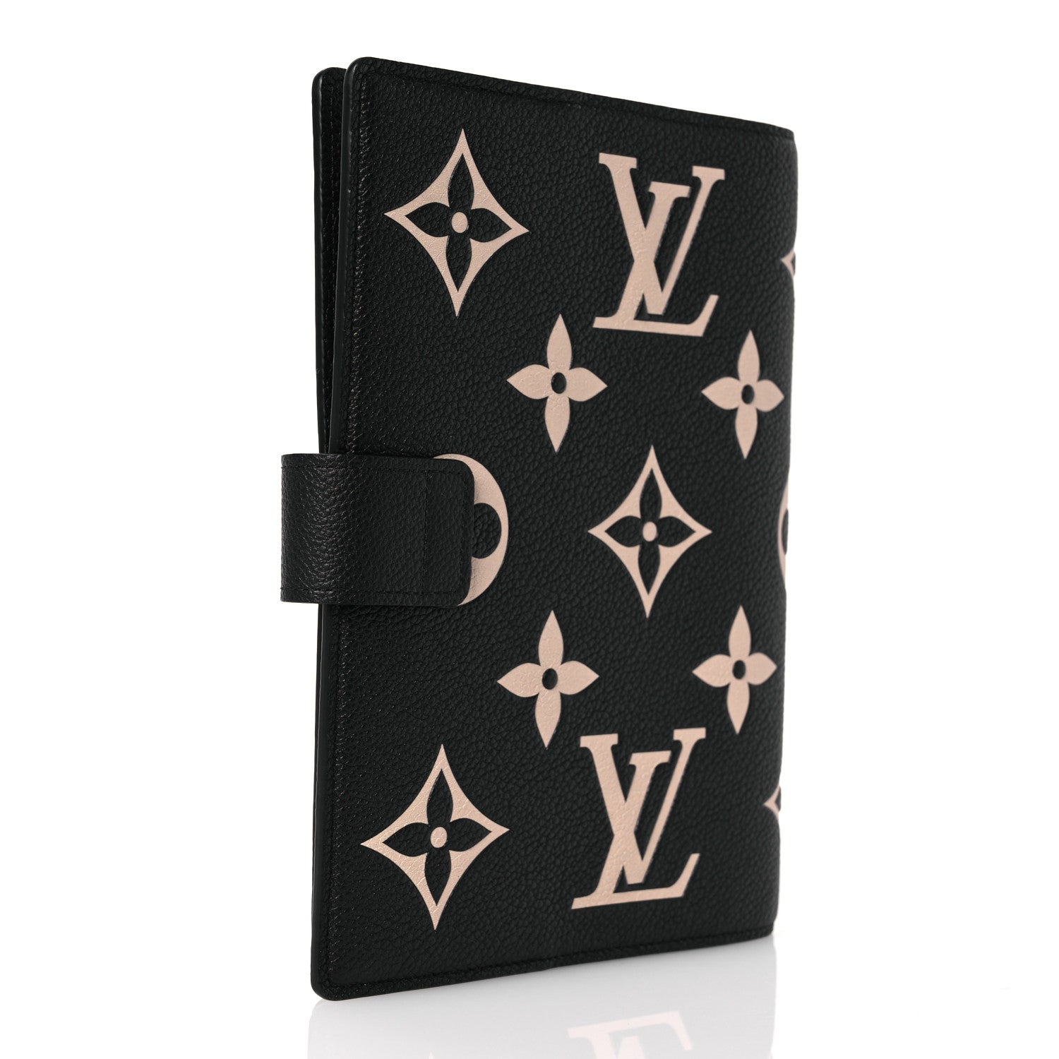 Louis Vuitton Empreinte Monogram Giant Paul Notebook Cover MM Black Beige 3 of 7
