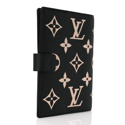 Louis Vuitton Empreinte Monogram Giant Paul Notebook Cover MM Black Beige 3 of 7
