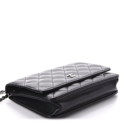 Chanel Caviar Quilted Wallet On Chain WOC Black 4 of 11