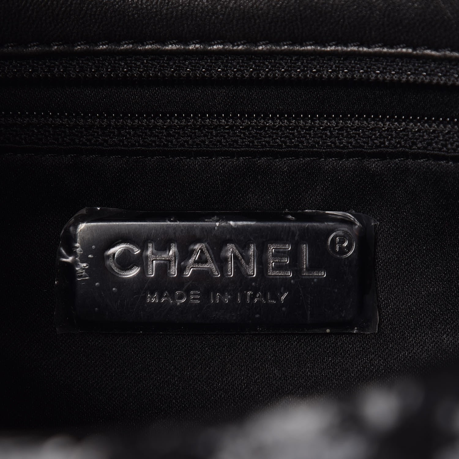 Chanel Tweed Westminster Pearl Flap Black 8 of 15