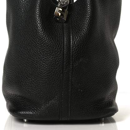Hermes Taurillon Clemence Picotin Lock 22 MM Black 7 of 14