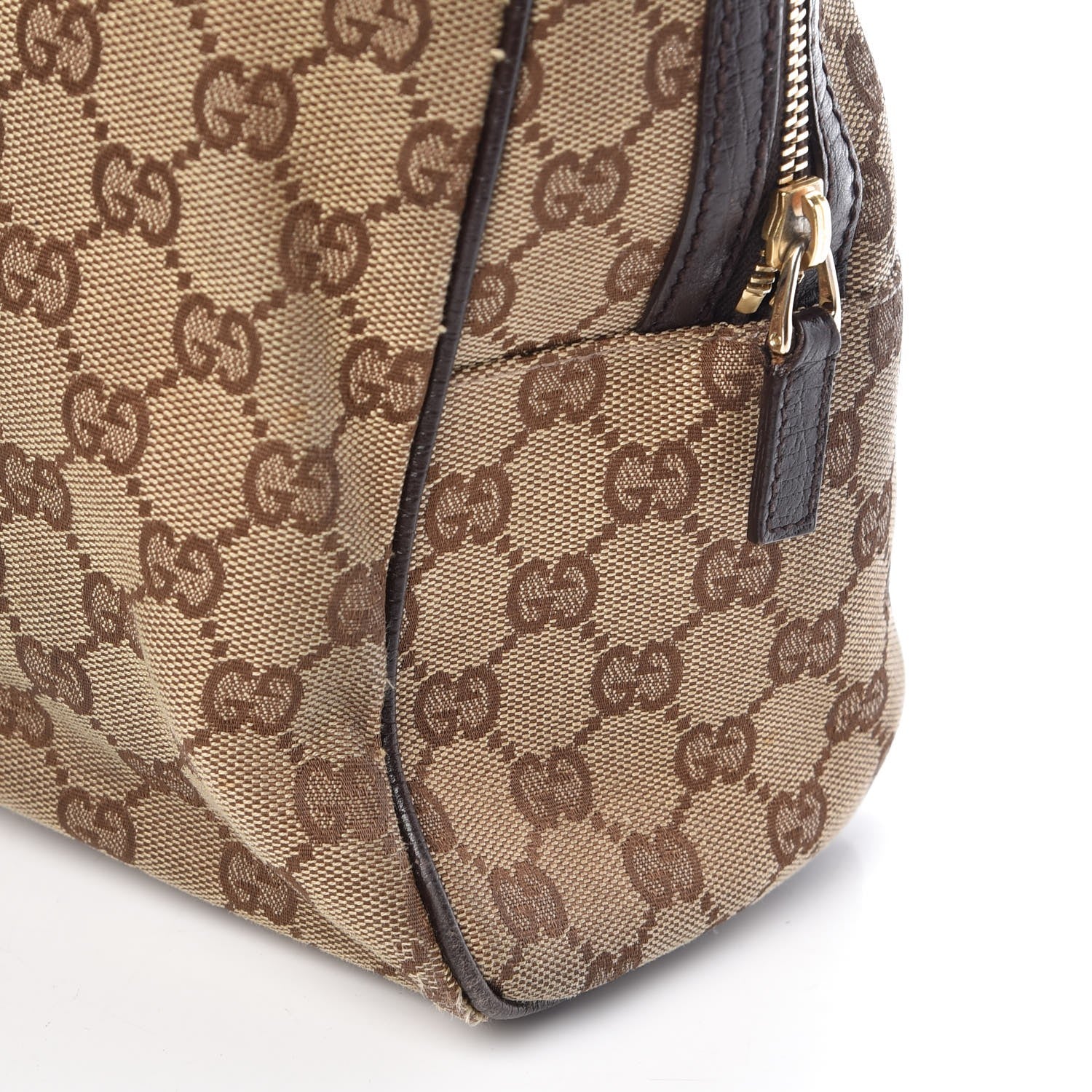 Gucci Monogram Hasler Boston Dark Brown 15 of 19