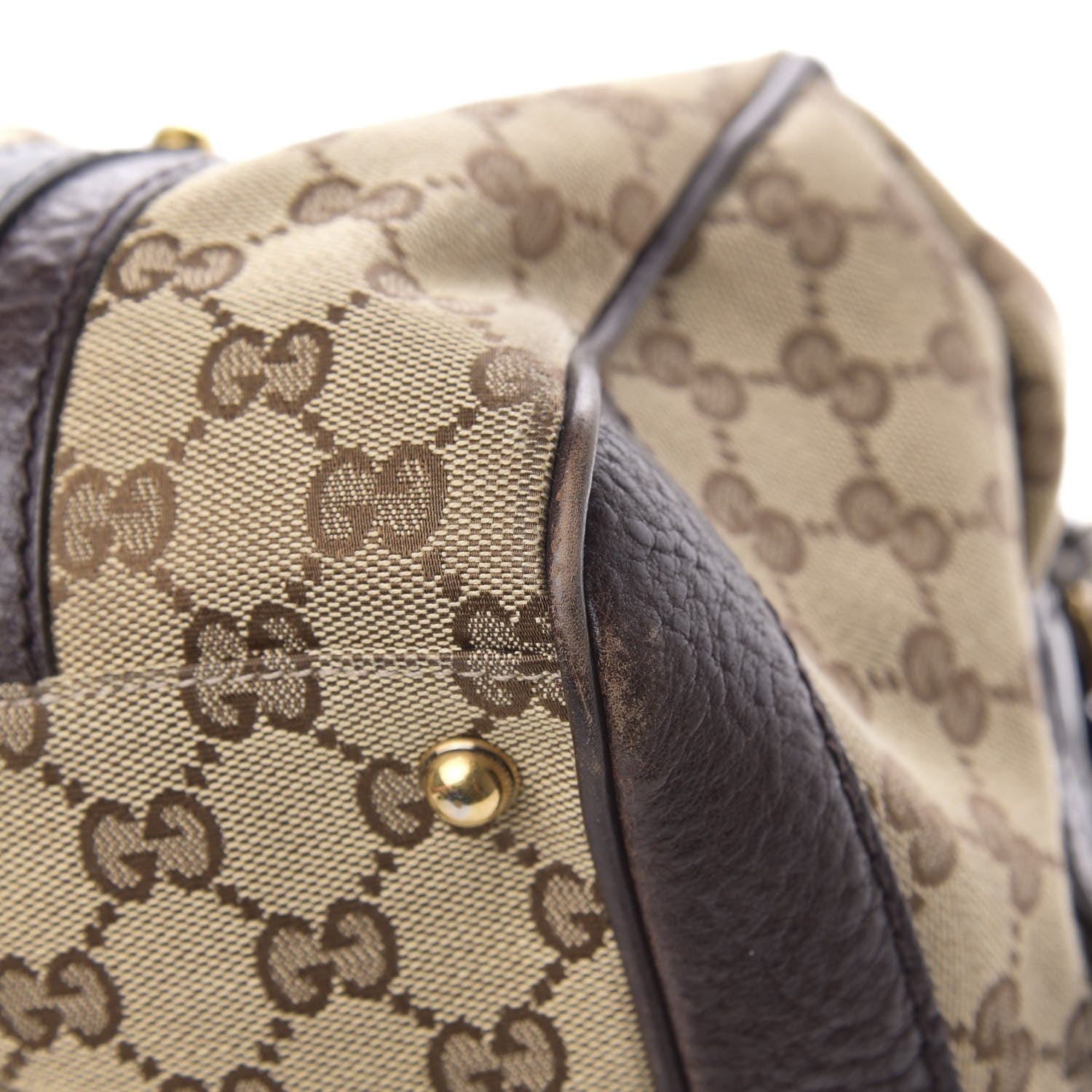 Gucci Monogram Medium Interlocking Icon Tote Dark Brown 11 of 12