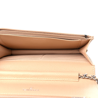 Chanel Caviar Quilted Wallet On Chain WOC Beige Clair 6 of 12