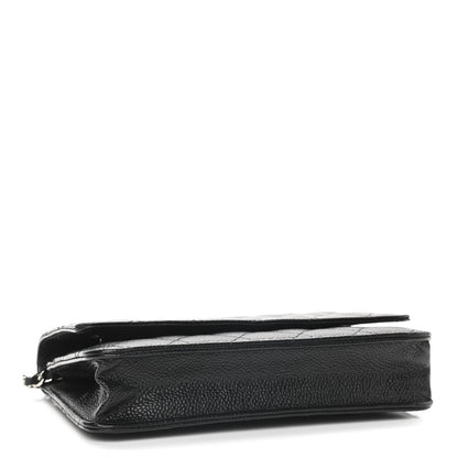 Chanel Caviar Quilted Wallet On Chain WOC Black 4 of 10