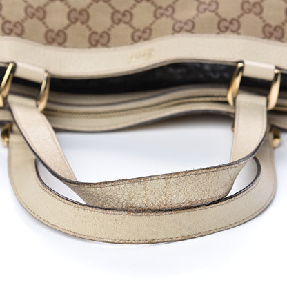 Gucci Monogram Medium Abbey Tote White 12 of 14