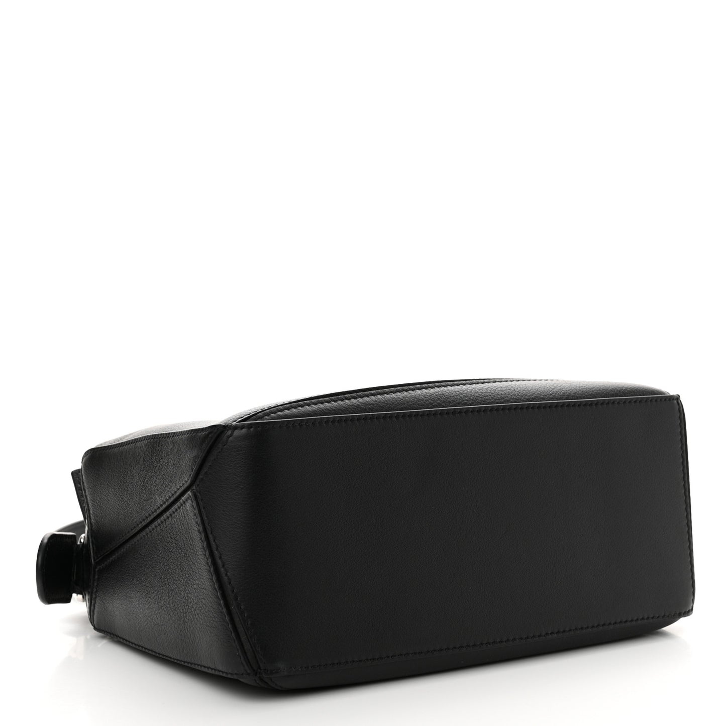 Calfskin Small Puzzle Bag Black