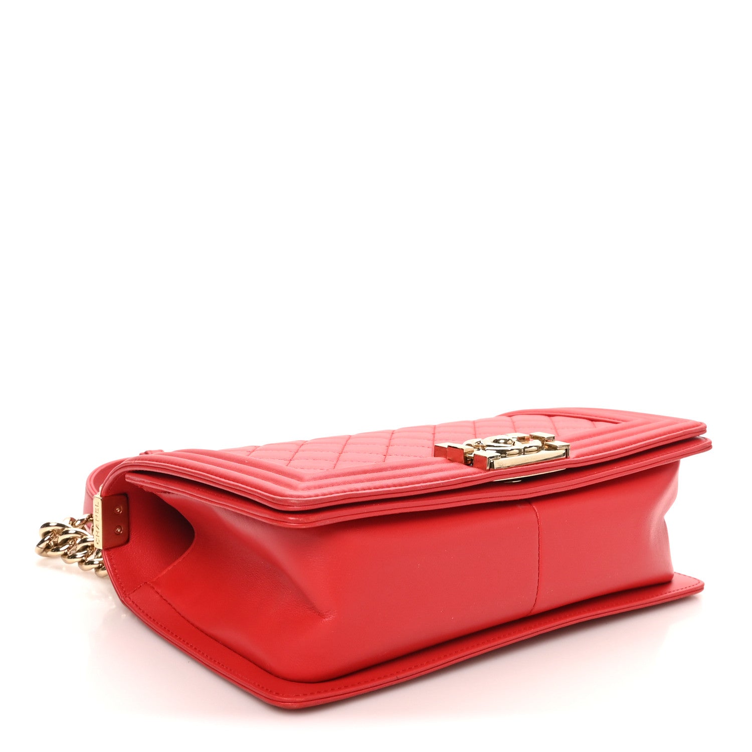Chanel Lambskin Quilted Medium Boy Flap Red 4 of 10