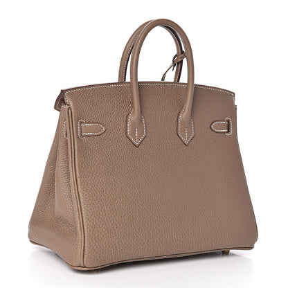 Hermes Togo Birkin 25 Etoupe 3 of 33