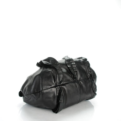Prada Nappa Ruffle Hobo Nero Black 4 of 9