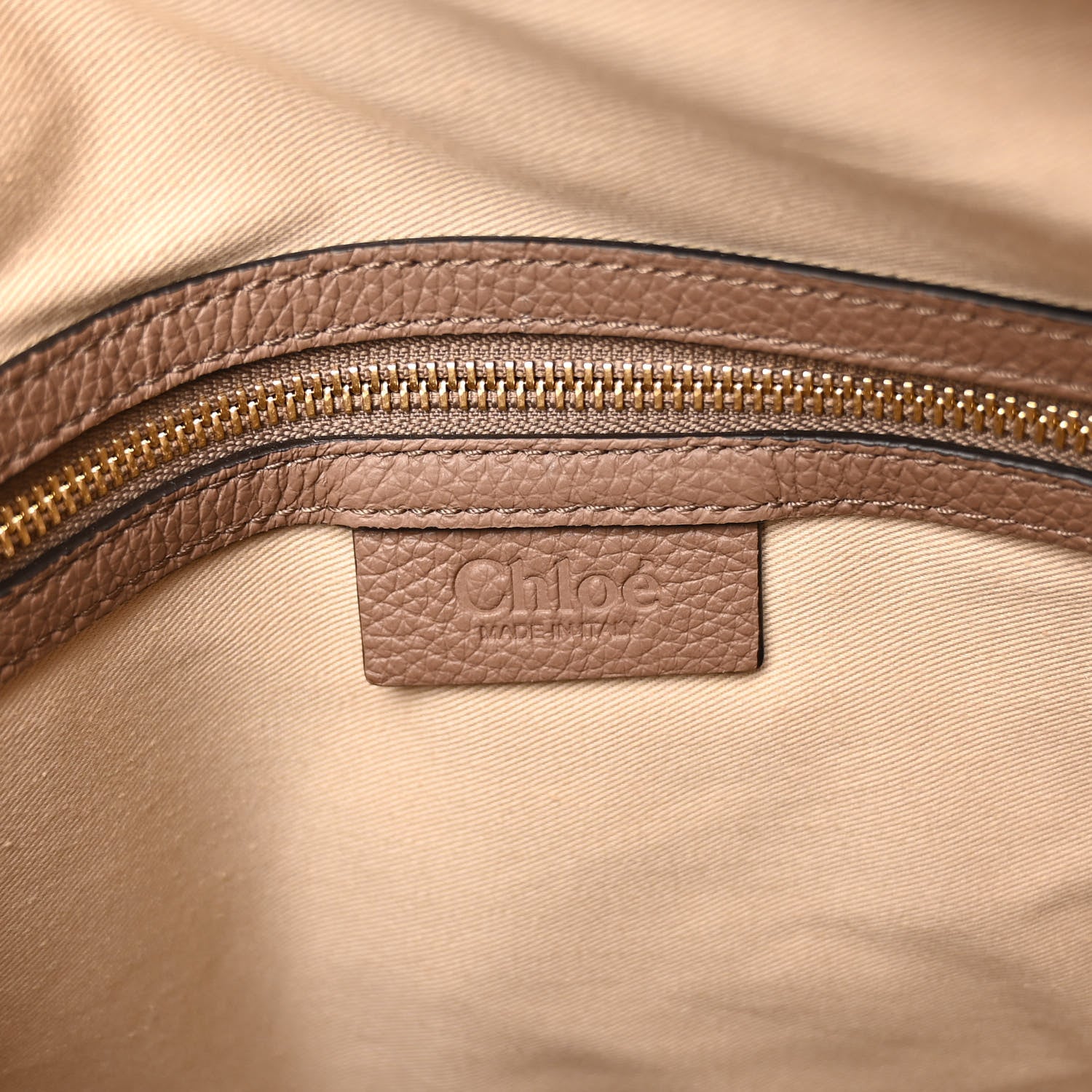 Chloe Calfskin Medium Marcie Satchel Desert Taupe 6 of 9