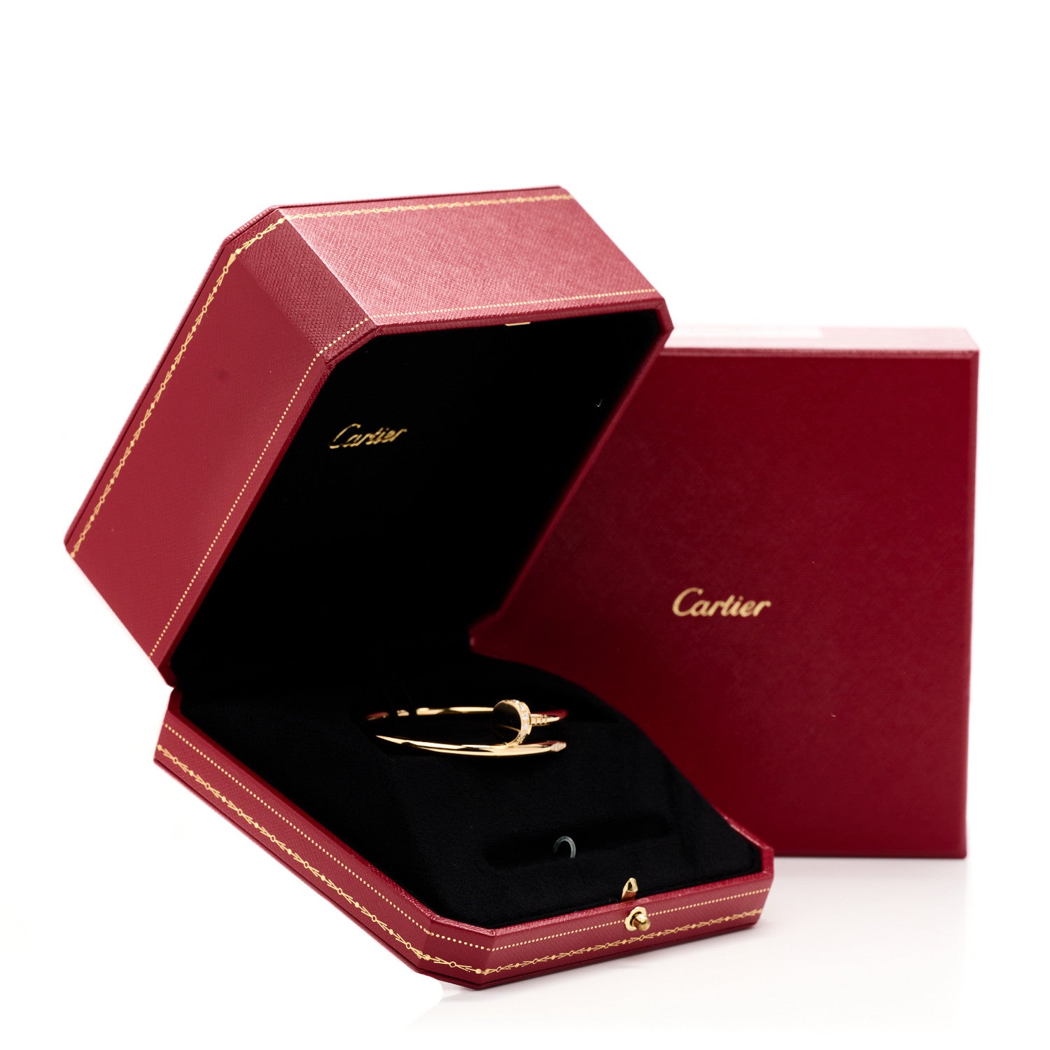 Cartier 18K Yellow Gold Diamond Juste Un Clou Bracelet 15 6 of 6
