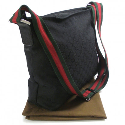 Gucci Monogram Messenger Bag Black 3 of 10