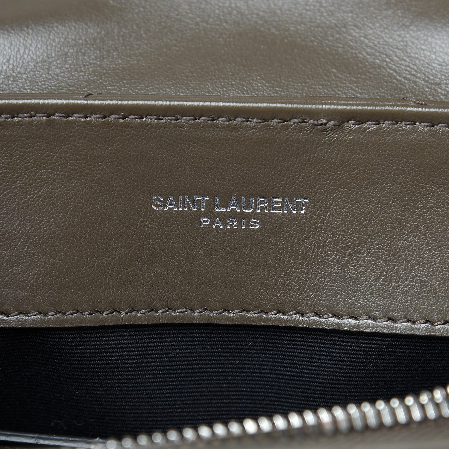 Saint Laurent Calfskin Y Quilted Monogram Small Loulou Chain Satchel Faggio 6 of 11