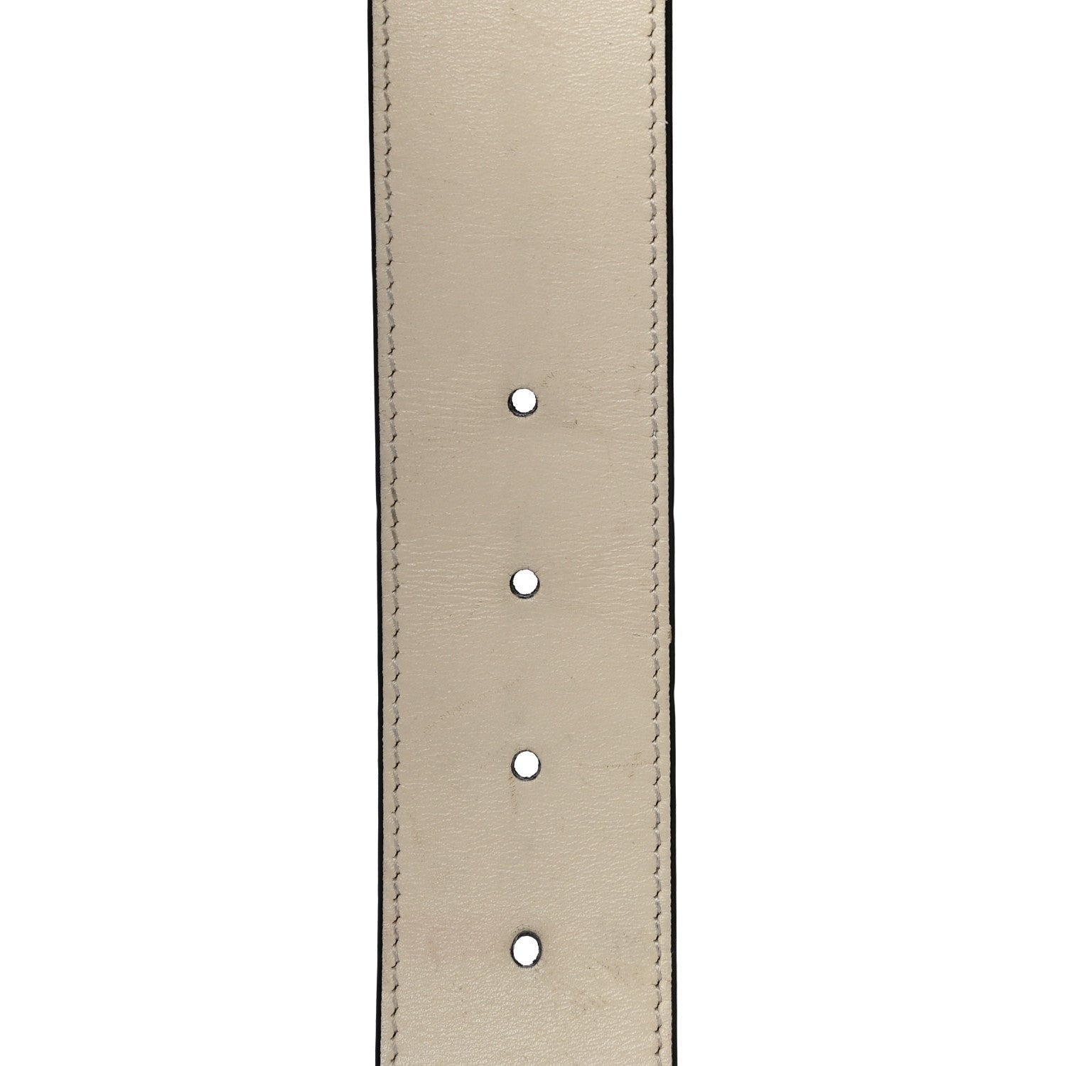 Gucci Calfskin Double G 40mm Belt 85 34 Mystic White 8 of 12