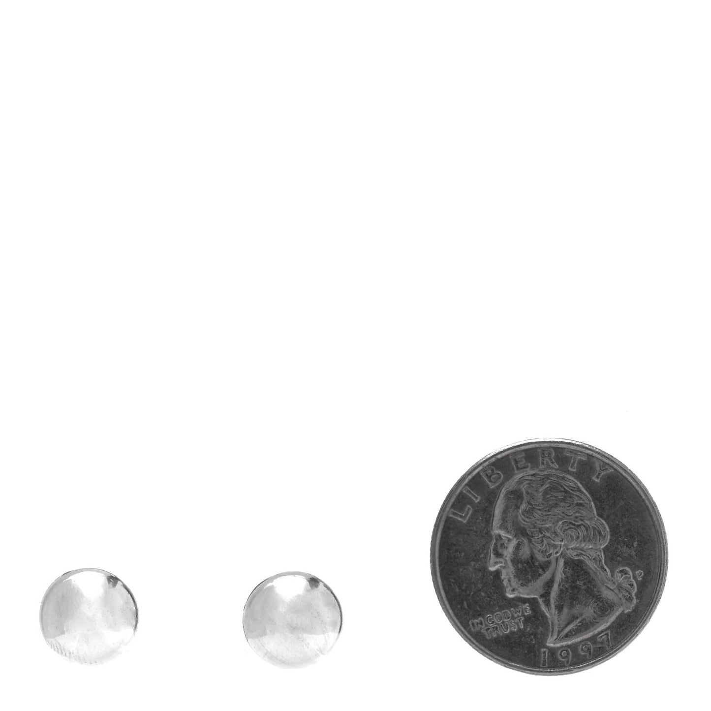 Sterling Silver 10mm HardWear Ball Earrings