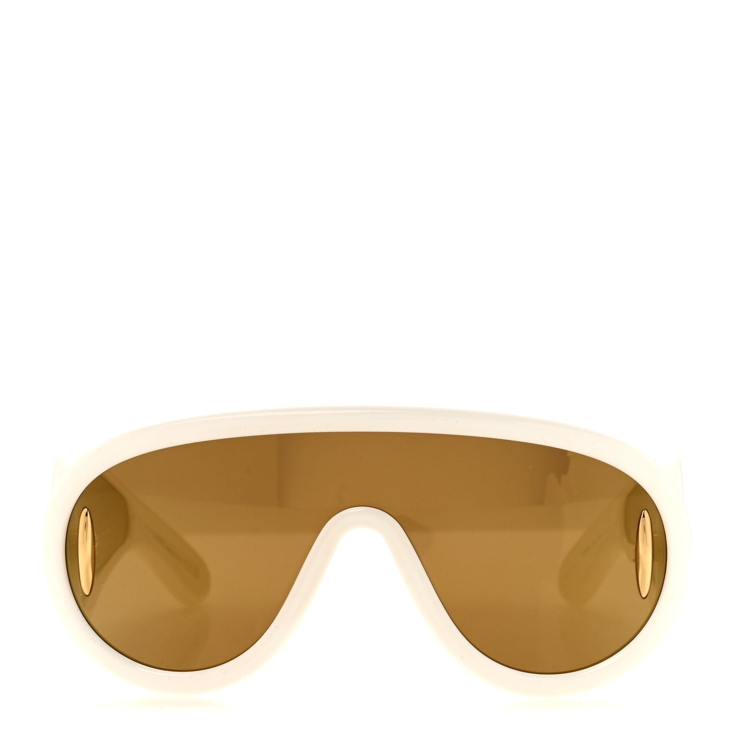 Acetate Anagram Wave Mask Sunglasses LW40108I Ivory