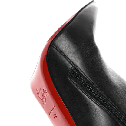 Christian Louboutin Calfskin So Kate Booty 100 Ankle Boots 40 Black 6 of 12