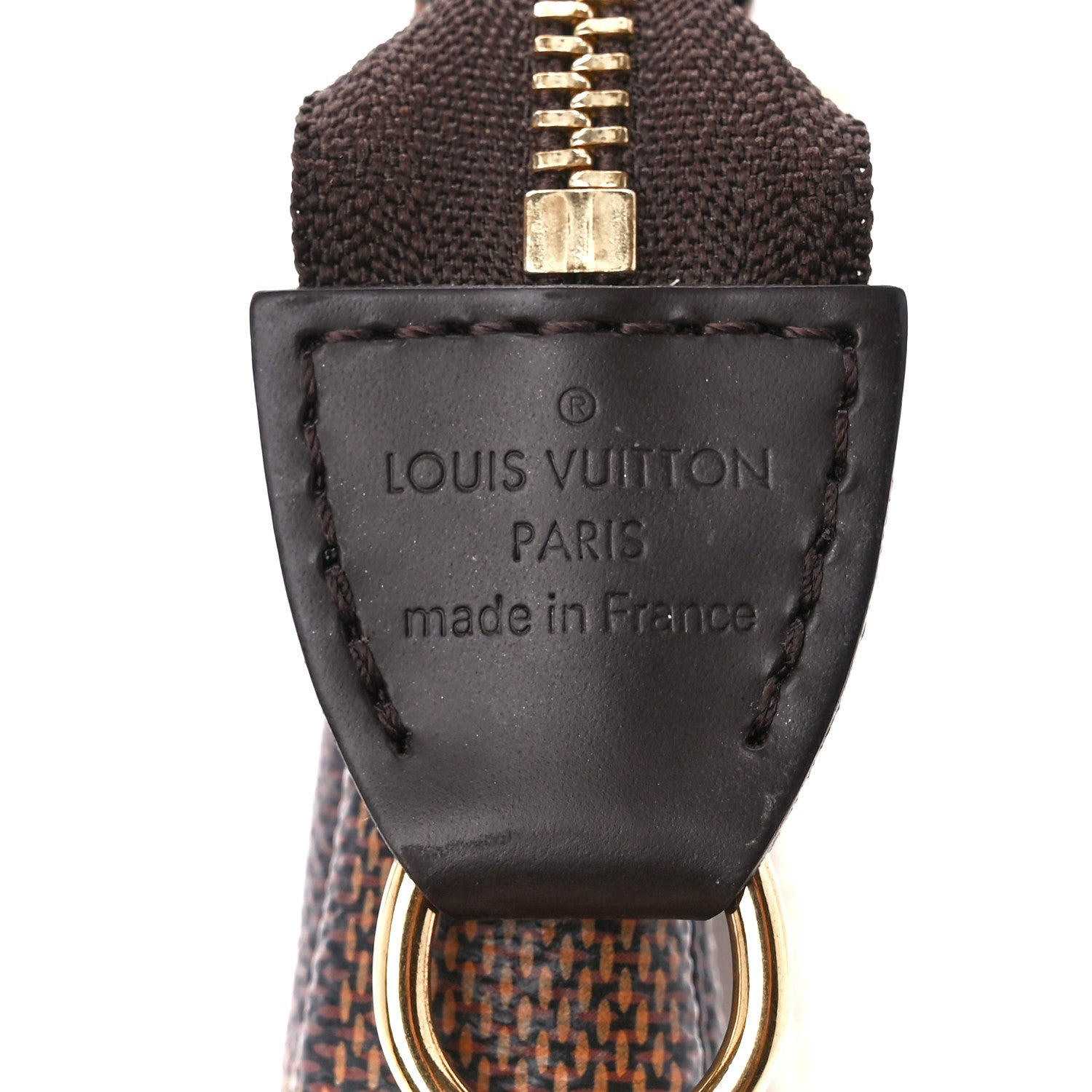 Louis Vuitton Damier Ebene Mini Pochette Accessories 7 of 10