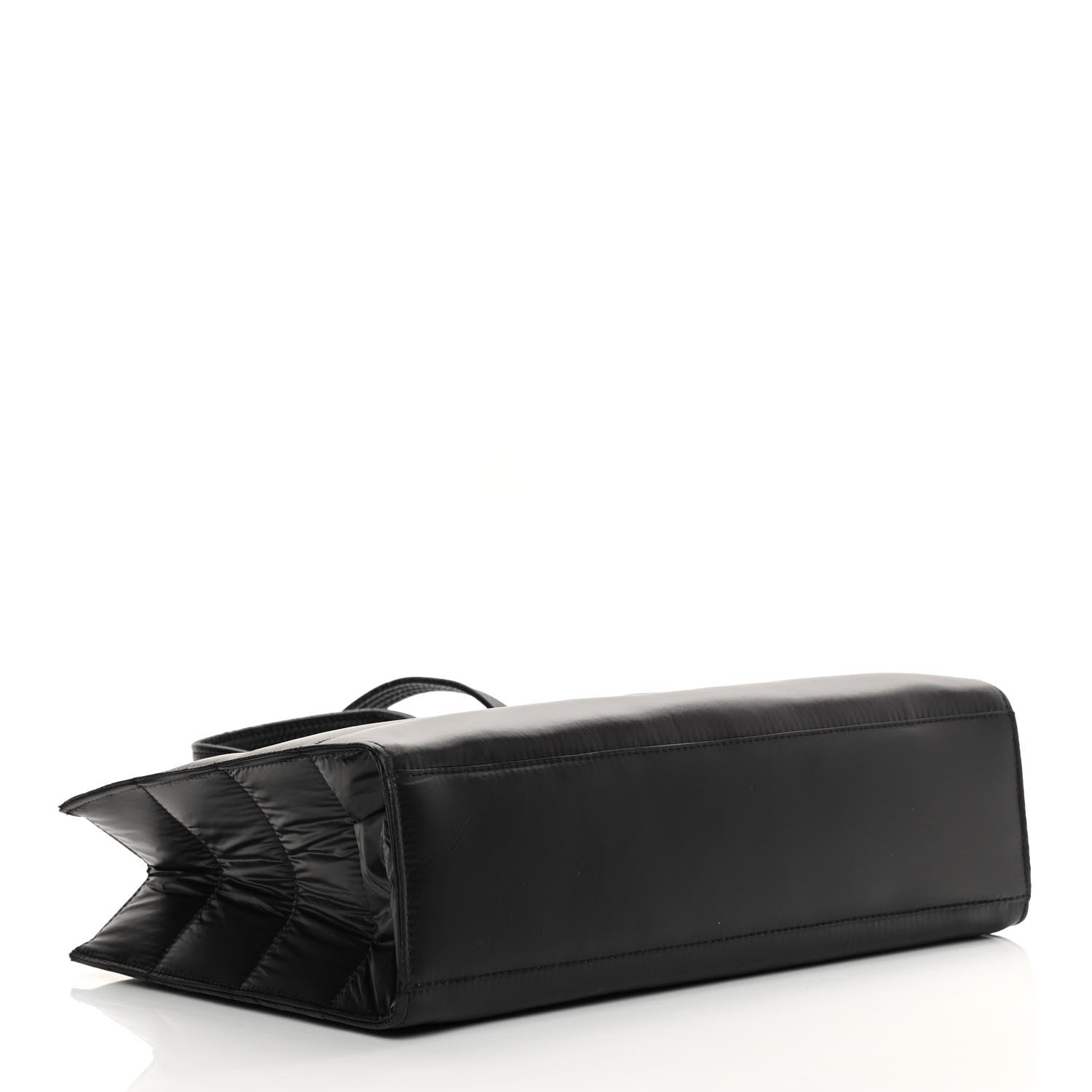 Telfar Nylon Medium Puff Shopping Bag Black 4 of 11