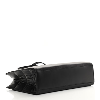 Telfar Nylon Medium Puff Shopping Bag Black 4 of 11