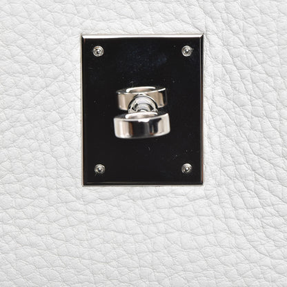 Hermes Taurillon Clemence Birkin 30 White 16 of 30