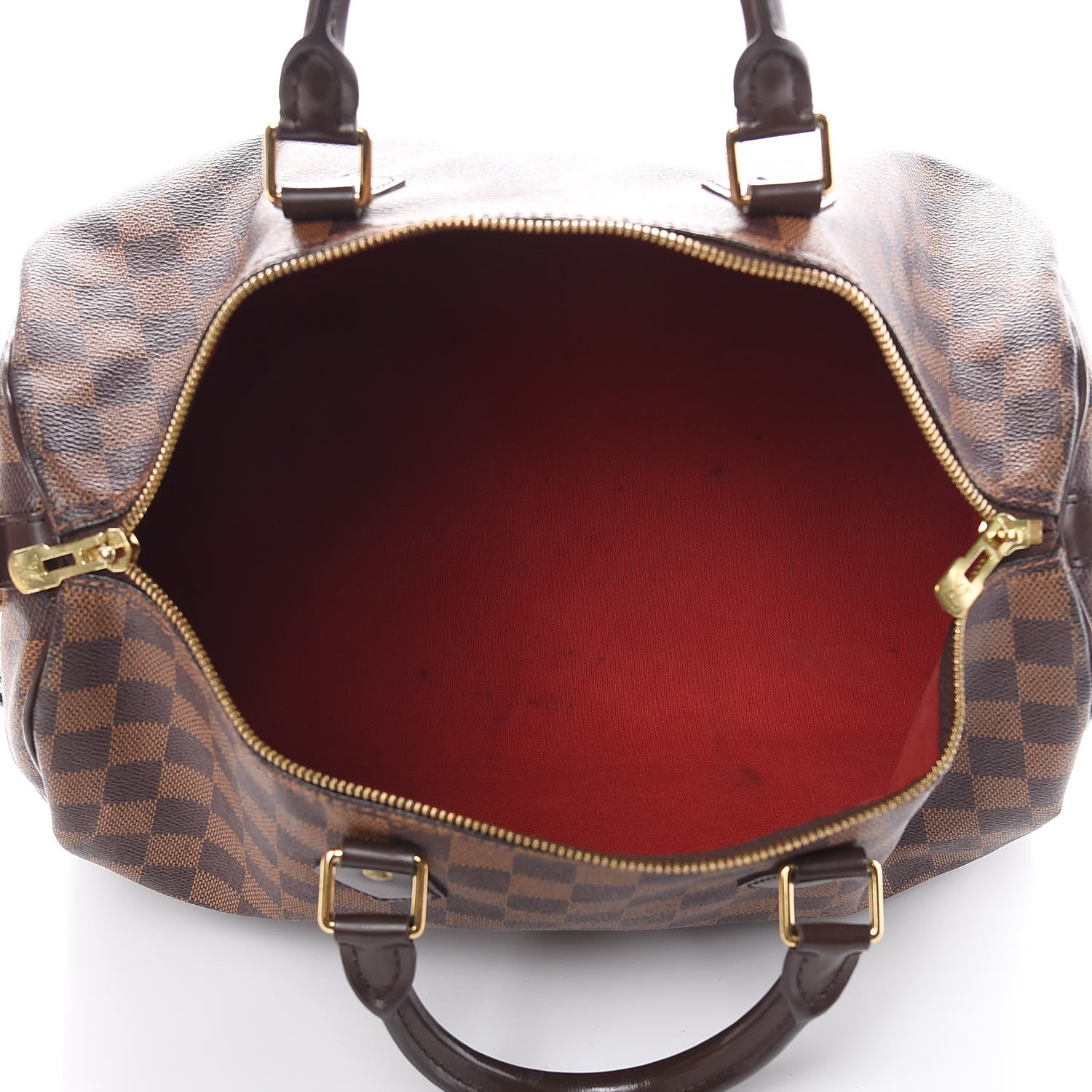 Louis Vuitton Damier Ebene Speedy Bandouliere 35 5 of 13