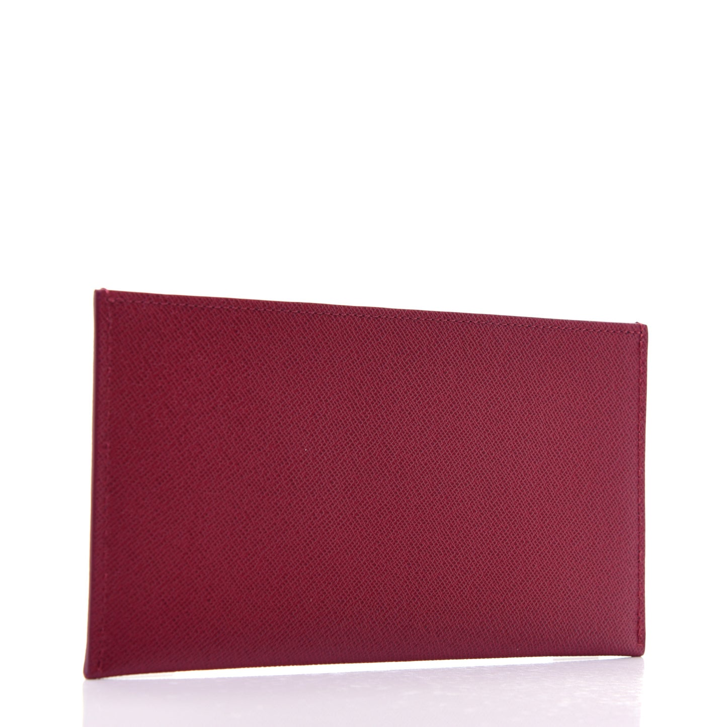 Calfskin Felicie Card Holder Insert Fuchsia
