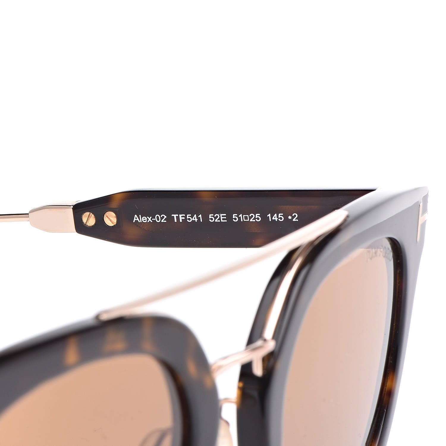 Tom Ford Alex Squared Sunglasses TF541 Tortoise 6 of 8