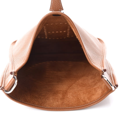 Hermes Taurillon Clemence Evelyne III PM Gold 5 of 11