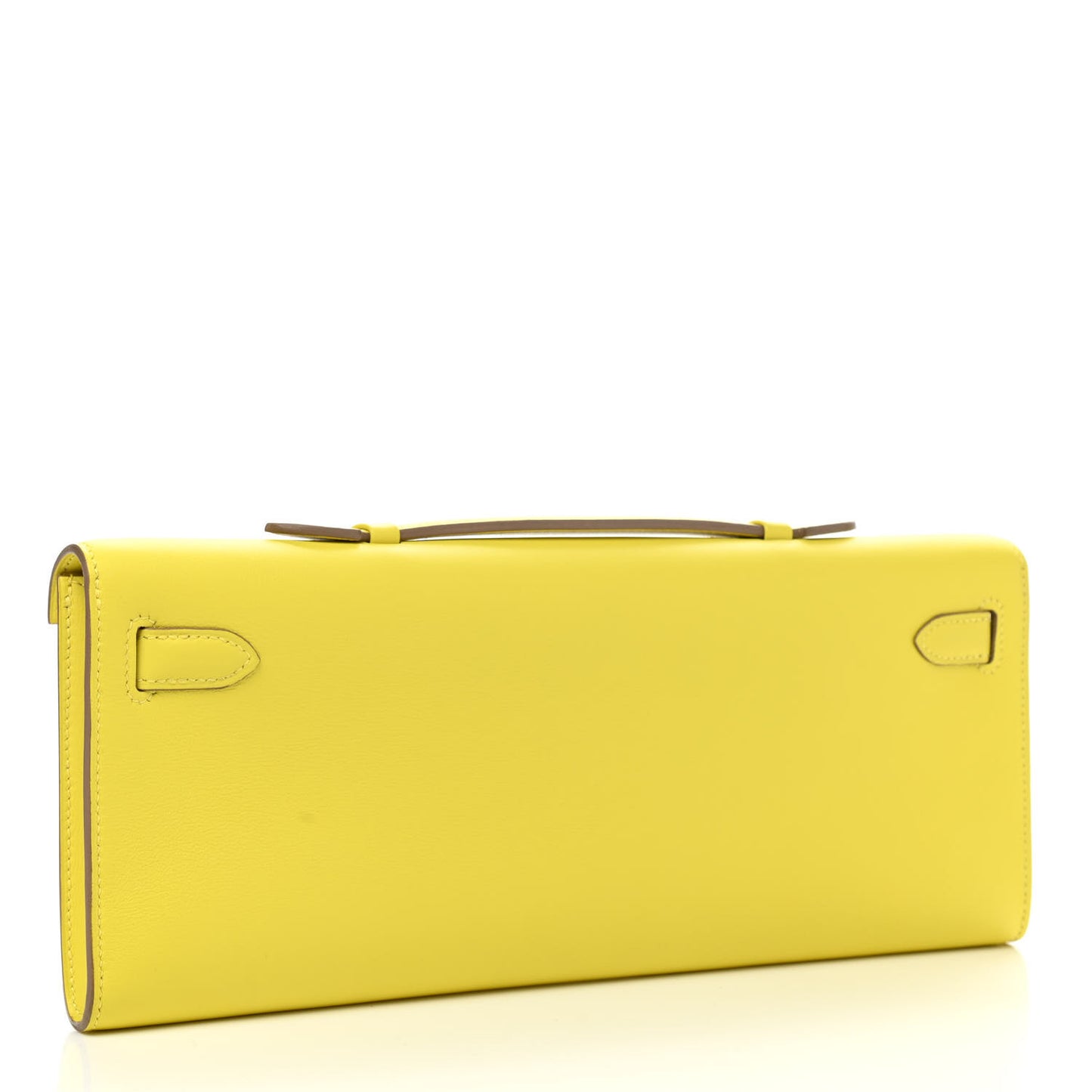 Swift Kelly Cut Clutch Pochette Lime