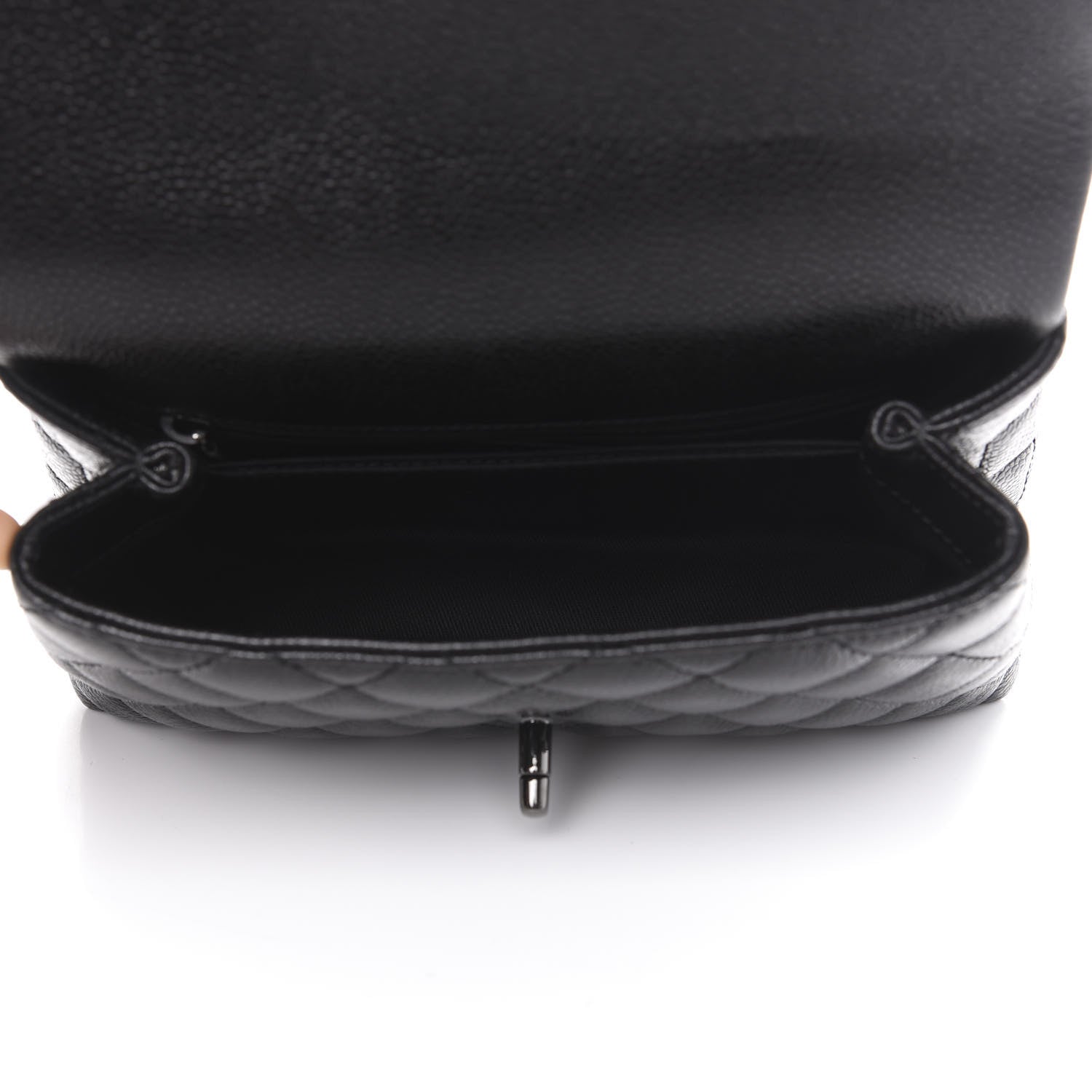 Chanel Caviar Quilted Mini Coco Handle Flap So Black 4 of 10