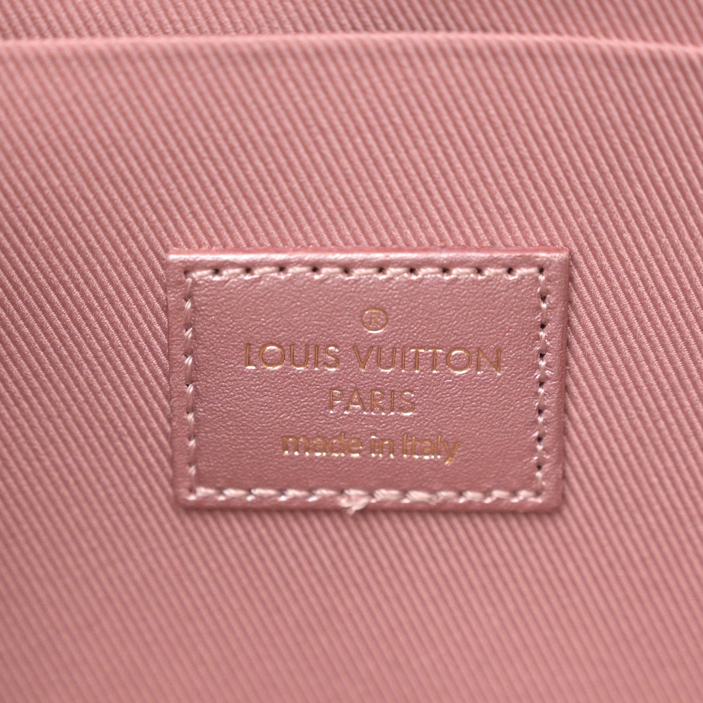 Vernis Pochette Felicie Chain Wallet Metallic Pale Pink