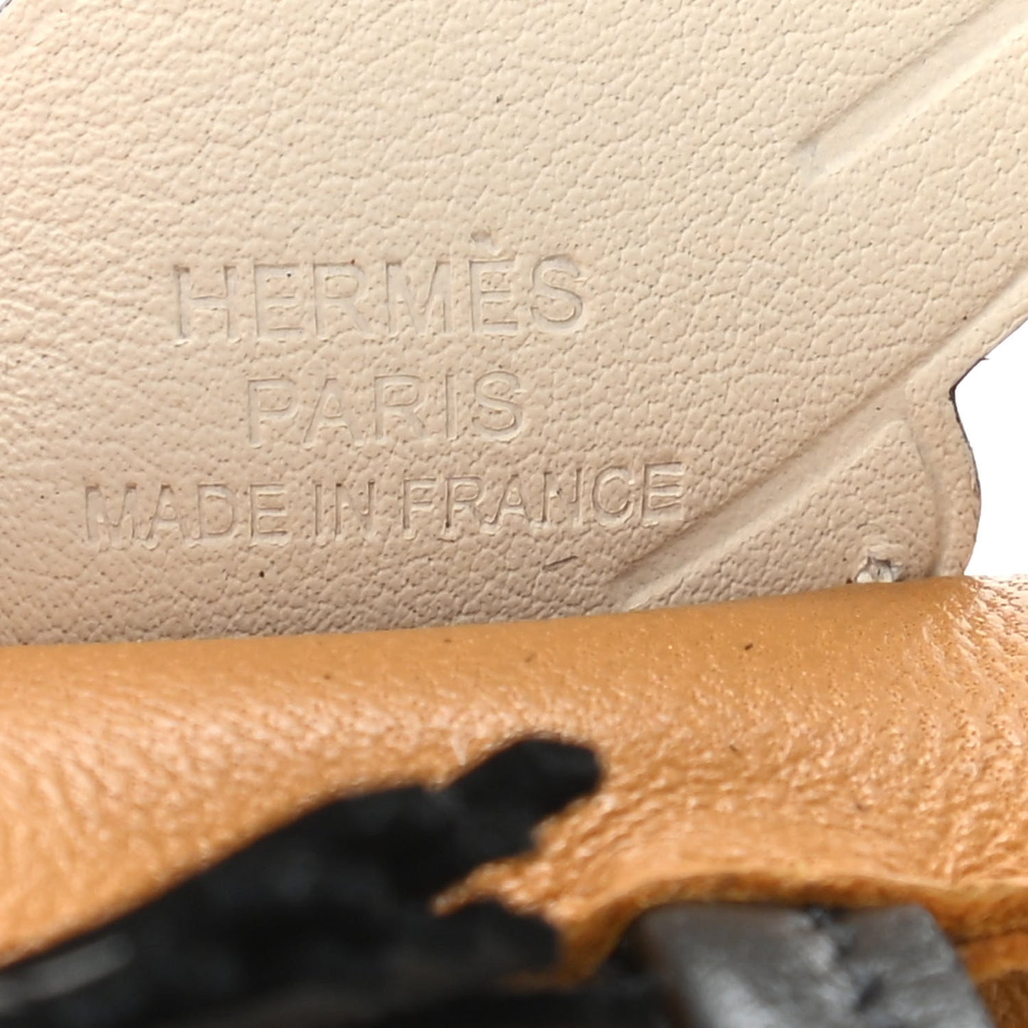 Milo Lambskin Grigri Rodeo Pegase Horse Bag Charm PM Sesame Black Nata